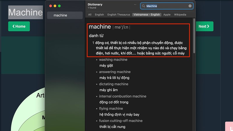 Cách tra cứu nhanh từ mới trên MacBook cực kỳ tiện lợi để bạn tra ngữ pháp