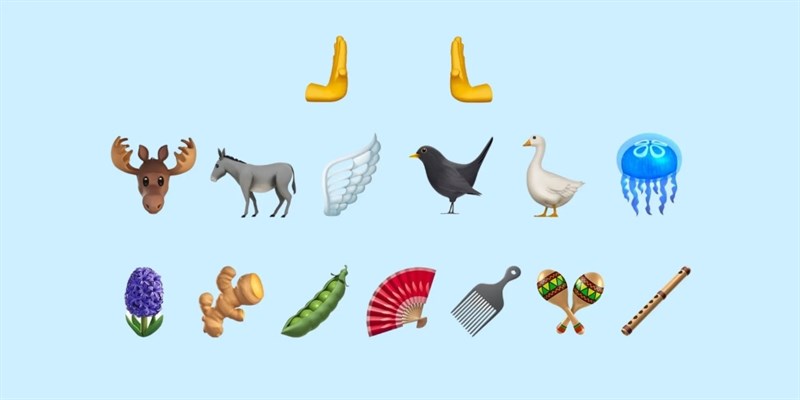 Các emoji mới trên iOS 16.4