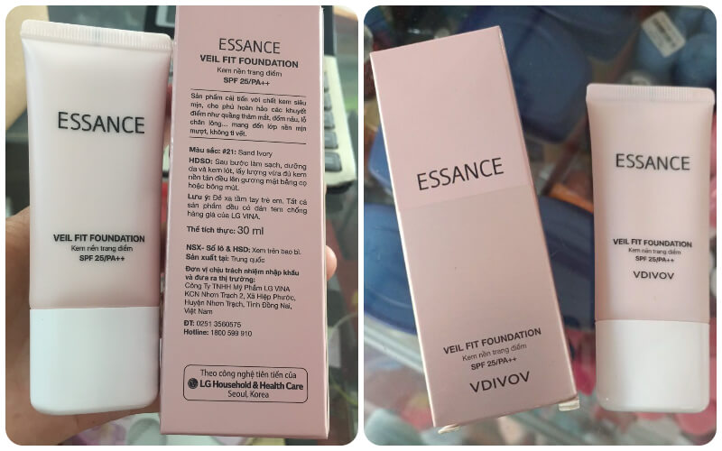 Kem nền Essance Veil Fit Foundation