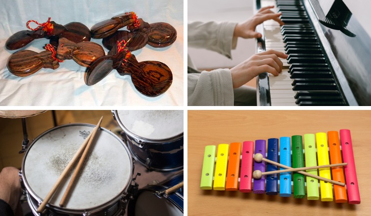 Một số nhạc cụ phù hợp với trẻ rối loạn phổ tự kỷ bác sĩ khuyên dùng