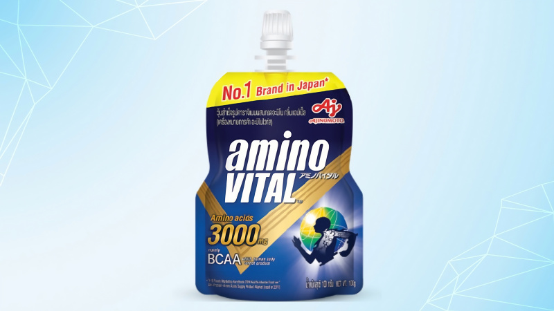 Thức uống thể thao Amino Vital có thể dùng ngay sau khi mở nắp