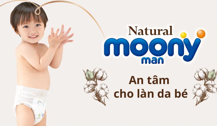 Bỉm Moony Natural trắng có mấy loại? Dùng cho bé độ tuổi nào?