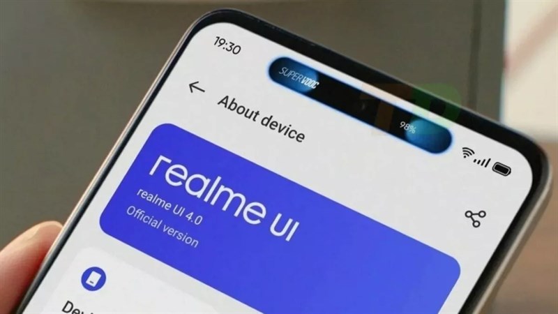 realme phát triển tính năng giống Dynamic Island