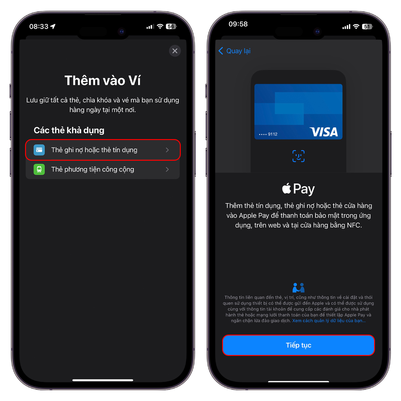 Cách sử dụng Apple Pay ở Việt Nam