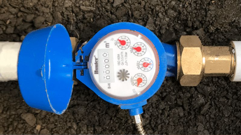 How to read a 5-digit water meter