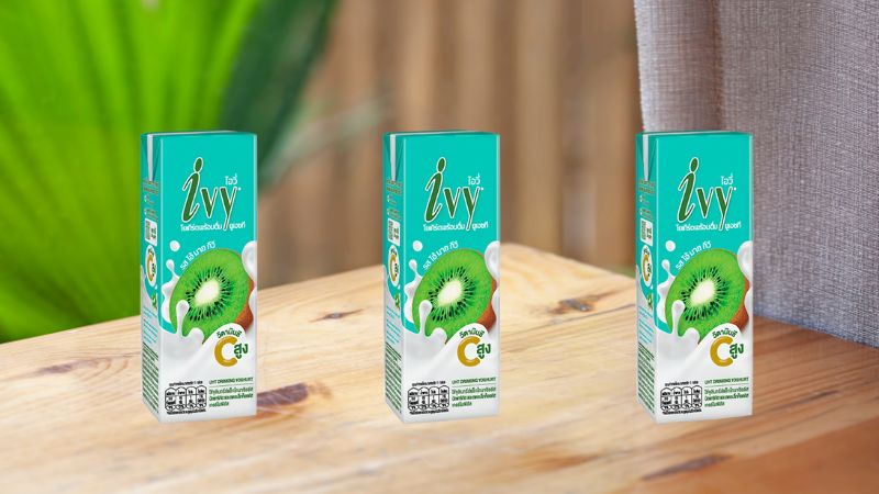 Sữa chua uống tiệt trùng IVY vị kiwi