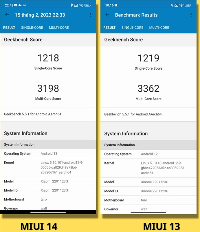 Đánh giá Xiaomi 12 cập nhật MIUI 14 Đánh giá Xiaomi 12 cập nhật MIUI 14