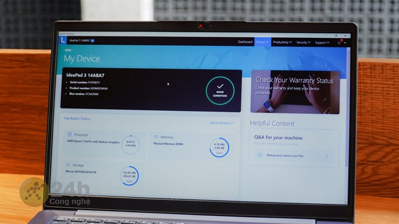 Lenovo IdeaPad Slim 3 sở hữu thông số phần cứng khá ngon so với mức giá.