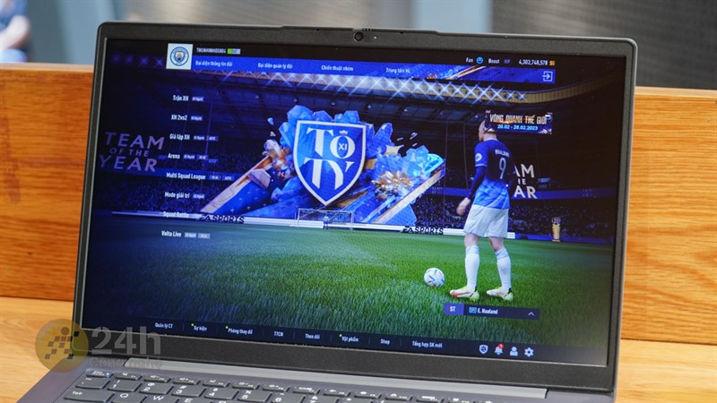 Thậm chí chúng ta cũng có thể chiến game có đồ họa vừa phải trên Lenovo IdeaPad Slim 3.