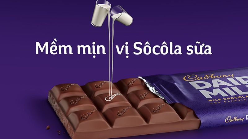 Có gì đặc biệt trong Socola sữa Cadbury Dairy Milk