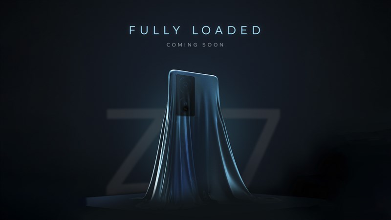 Hình ảnh teaer chính thức của smartphone mới thuộc dòng Z được cho là iQOO Z7