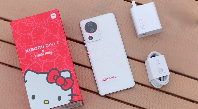 Trên tay Xiaomi CIVI 2 Hello Kitty Trên tay Xiaomi CIVI 2 Hello Kitty