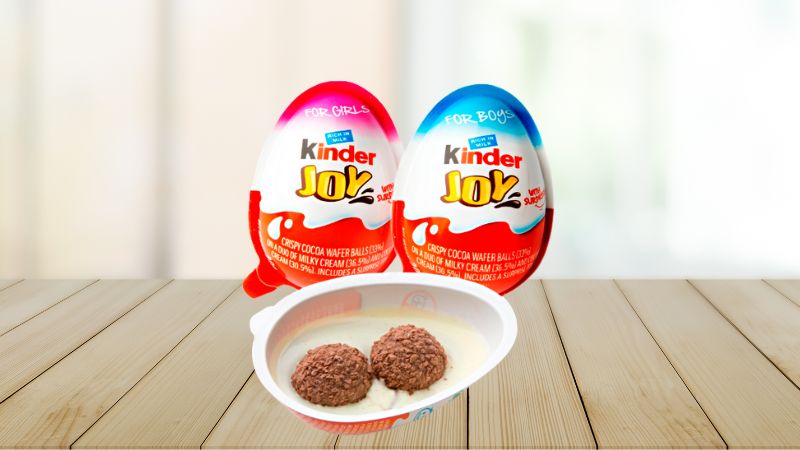 Những lưu ý khi sử dụng socola trứng Kinder Joy