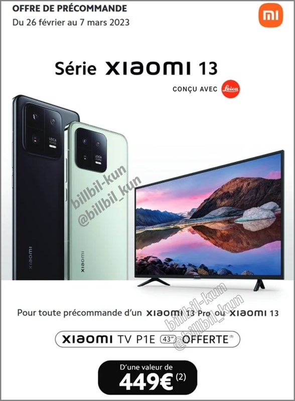 HOT: Lộ ưu đãi 'cực lớn' dành khách hàng khi đặt trước Xiaomi 13 và 13 Pro HOT: Lộ ưu đãi 'cực lớn' dành khách hàng khi đặt trước Xiaomi 13 và 13 Pro