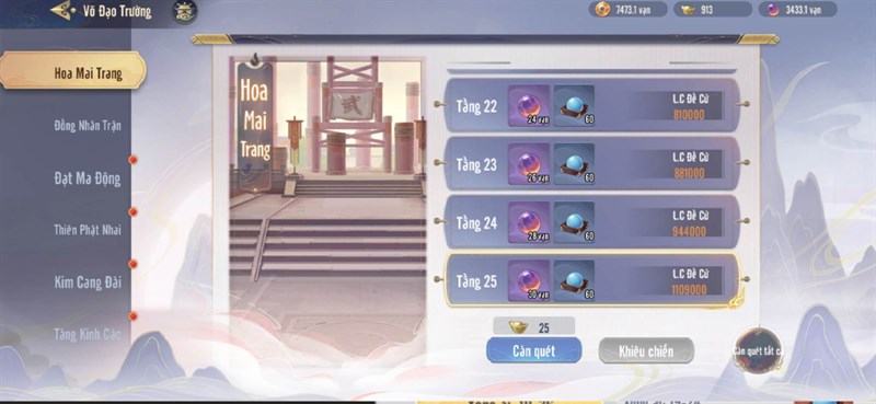 Cách nhận Tu Vi và Đột phá đơn trong Võ Lâm Nhàn Hiệp