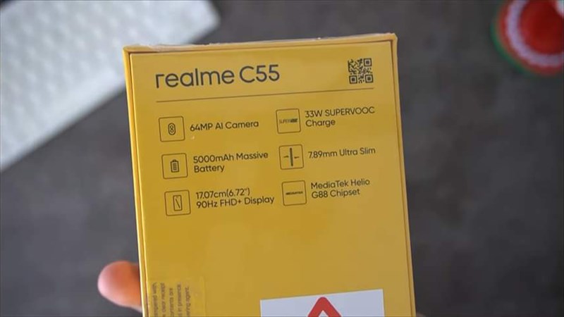 Lộ video tiếp thị và hình ảnh trên tay của realme C55 Lộ video tiếp thị và hình ảnh trên tay của realme C55