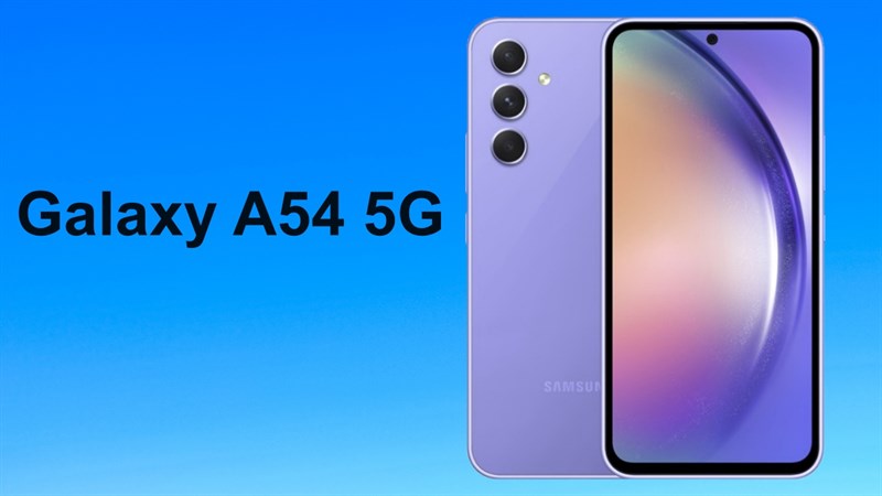 Galaxy A54 5G lộ ảnh render trước đó