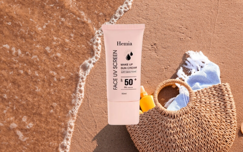 Sản phẩm kem chống nắng Hemia được phù hợp với tất cả loại da