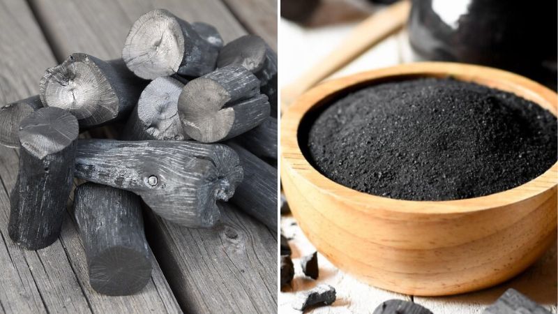 Use charcoal or activated charcoal