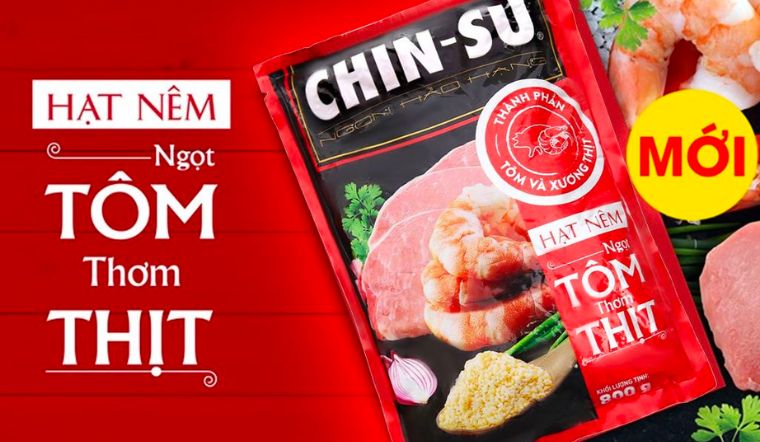 Hạt nêm Chinsu - bí quyết cho nước canh ngọt thơm từ tôm thịt