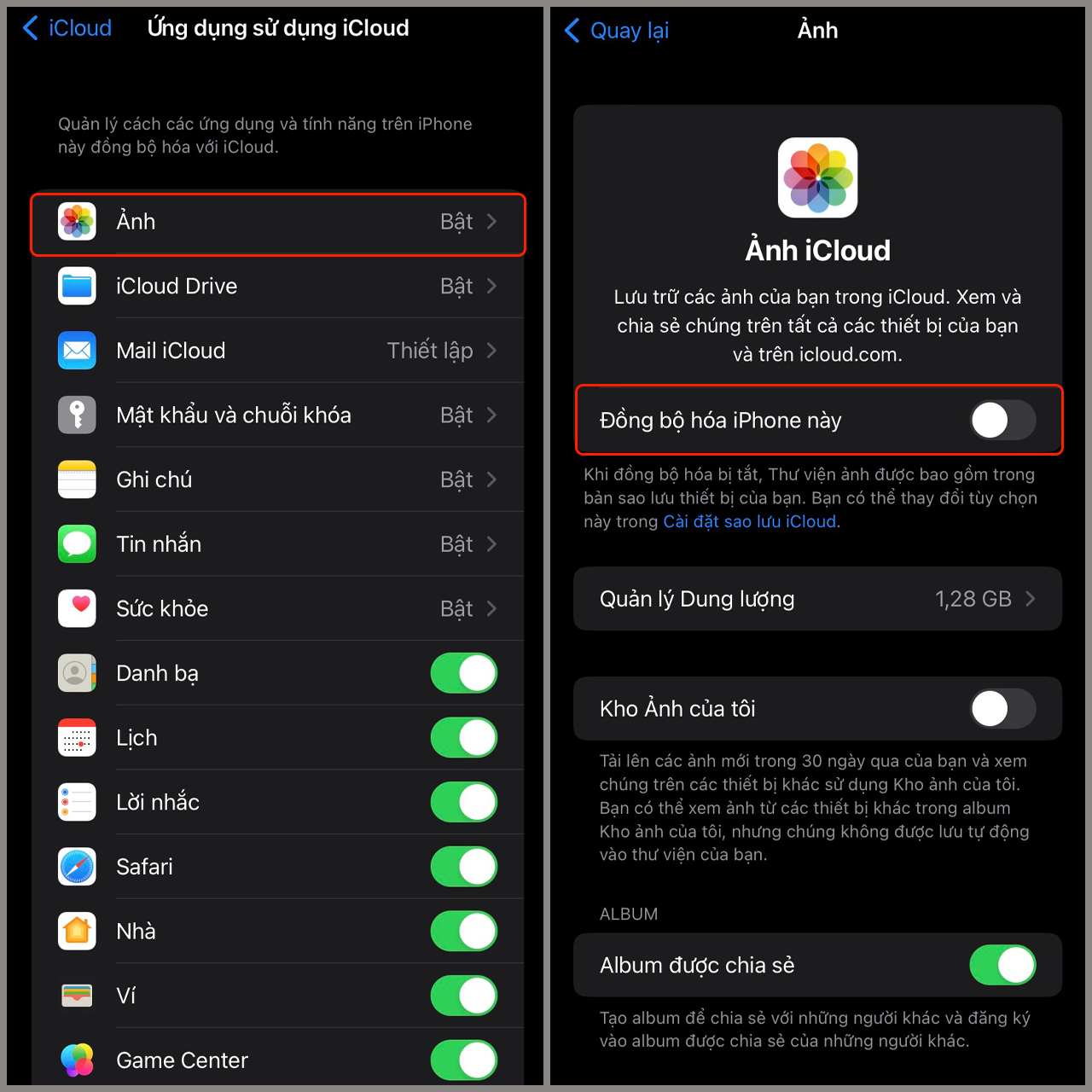 Cách đồng bộ iCloud trên 2 iPhone