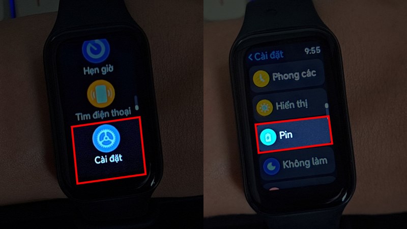 Cách bật tiết kiệm pin trên Redmi Smart Band 2