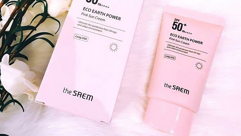 Thành phần của kem chống nắng The Saem Eco Earth Power Pink Sun Cream