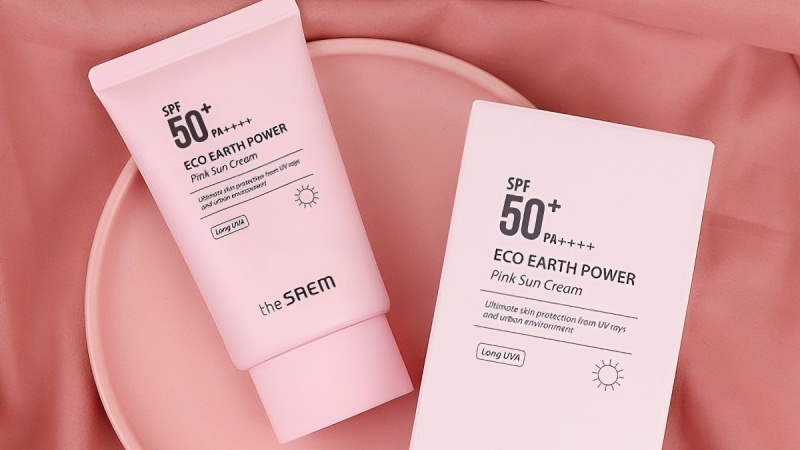 Ưu điểm, nhược điểm của kem chống nắng The Saem Eco Earth Power Pink Sun Cream