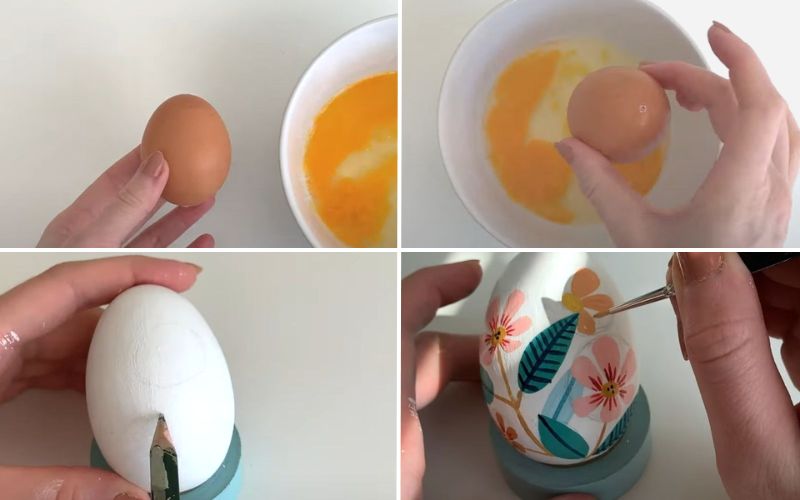 Cách trang trí trứng Phục Sinh bằng sơn