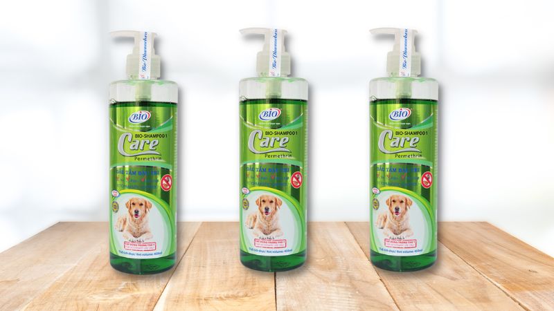 Review sữa tắm chó mèo Bio Care đặc trị ve rận bọ chét