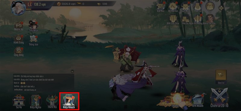 Cách xem review tướng mạnh trong Võ Lâm Nhàn Hiệp