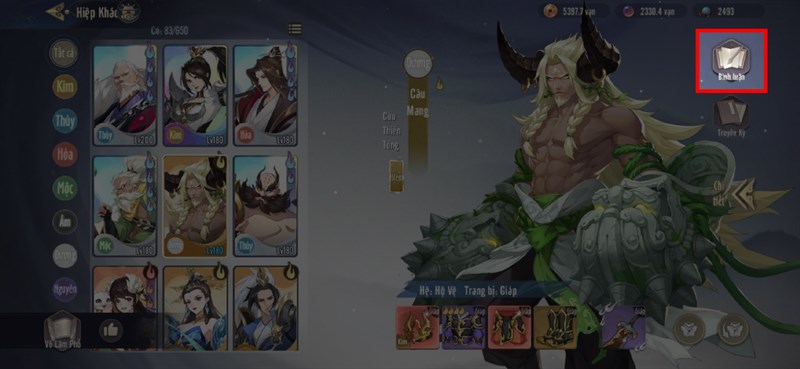 Cách xem review tướng mạnh trong Võ Lâm Nhàn Hiệp