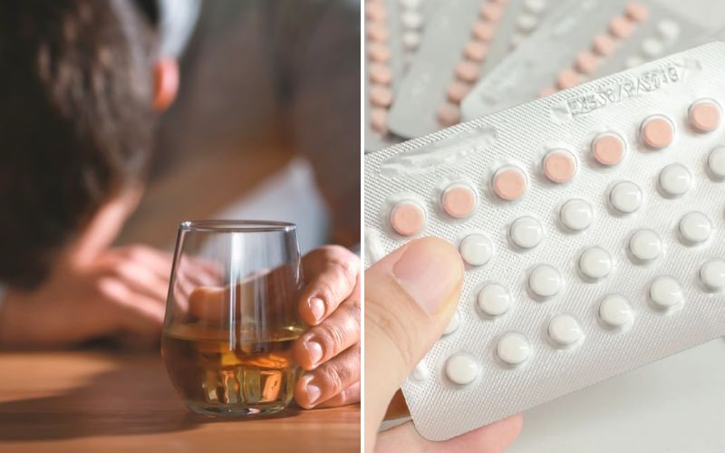 Thực hư việc uống thuốc tránh thai giúp khử nồng độ cồn sau khi uống rượu