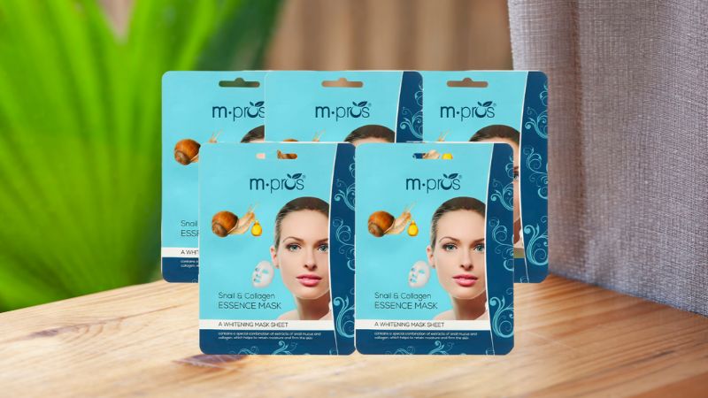 Mặt nạ dưỡng trắng ốc sên, collagen M.Pros Mặt nạ dưỡng trắng ốc sên, collagen M.Pros