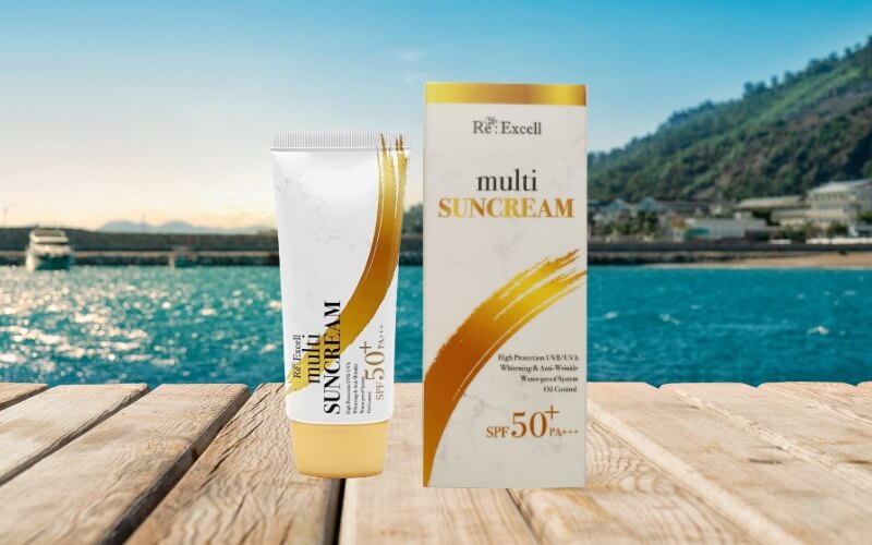 Phân biệt kem chống nắng Multi Sun Cream SPS50+/PA+++ dựa trên nhãn mác và thông tin trên bao bì sản phẩm