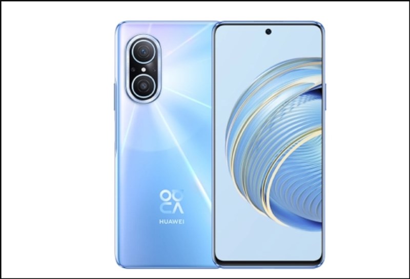 Thiết kế mặt trước và sau của Huawei Nova 10 Youth Edition