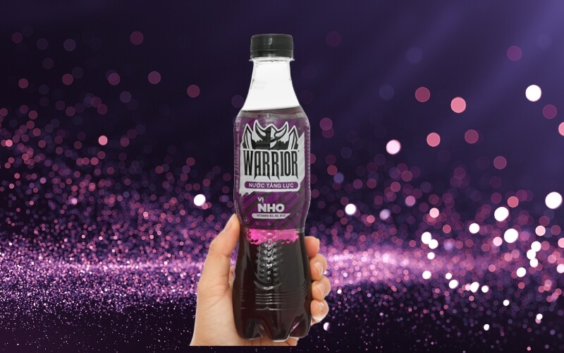 Warrior vị nho mới được sản xuất theo công nghệ hiện đại, nghiêm ngặt nhất