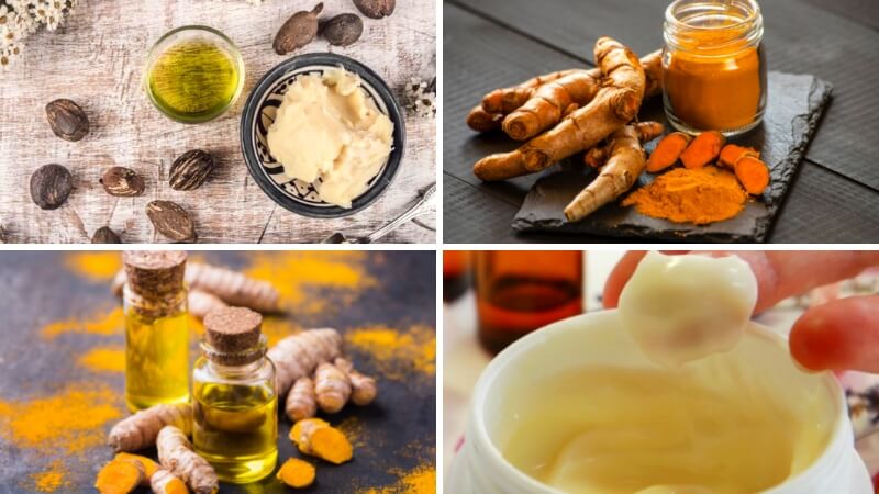 How to make and use turmeric butter cream to moisturize the skin