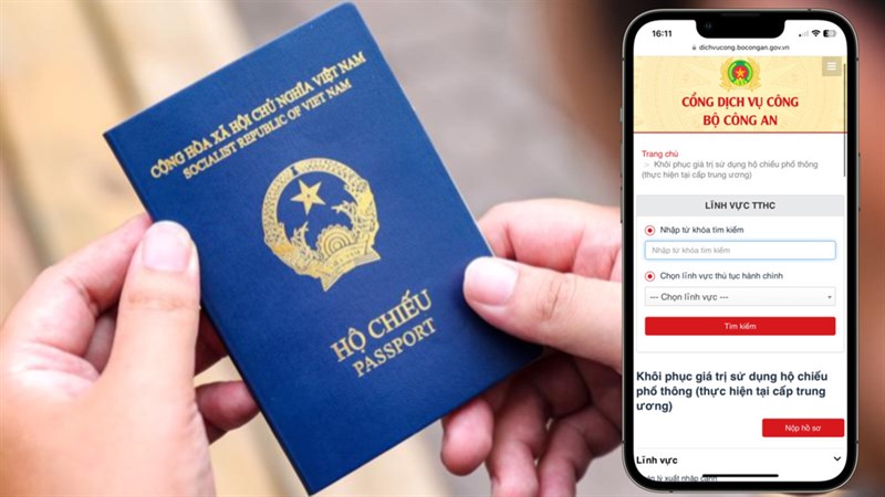 Cách khôi phục giá trị sử dụng hộ chiếu phổ thông