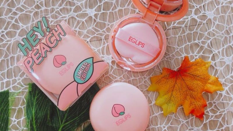 Phấn phủ Hey Peach Blur Powder Pact Limited Edition Eglips