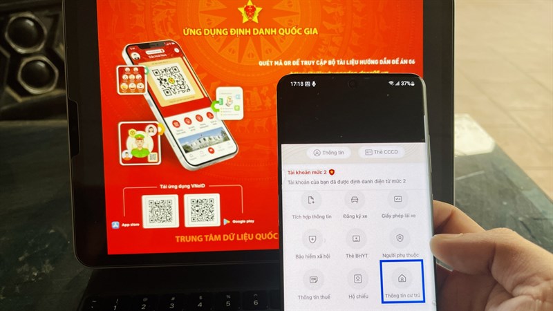 VNeID chính thức tích hợp thông tin cư trú