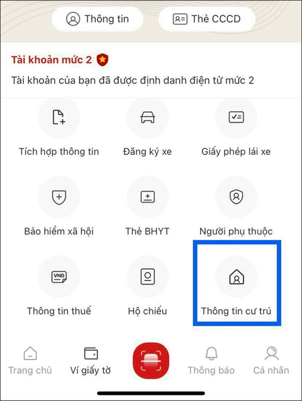 VNeID chính thức tích hợp thông tin cư trú