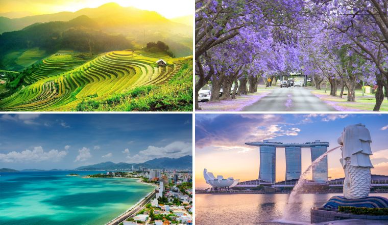 Mùa xuân nắng ấm chan hoà, lên kế hoạch du lịch tháng 3 ngay!