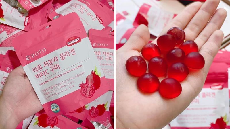 Đối tượng sử dụng của kẹo dẻo vị lựu Boto Collagen Gummy