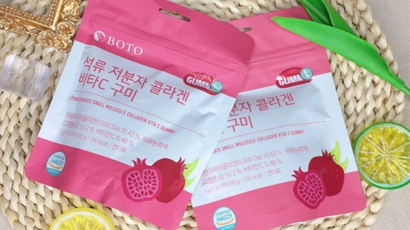 Mua dẻo vị lựu Boto Collagen Gummy ở đâu chính hãng, giá tốt nhất?