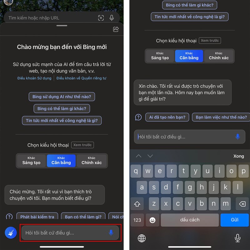 Cách sử dụng Bing AI trên iPhone