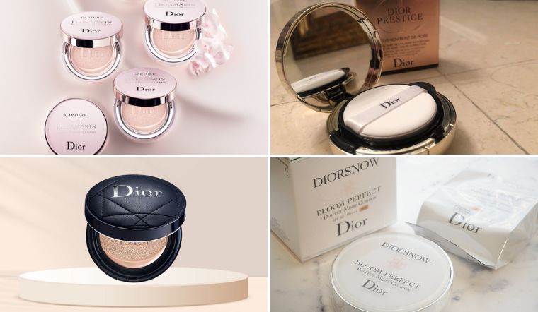 Liệt kê 4 sản phẩm cushion Dior chính hãng, chất lượng hiện nay