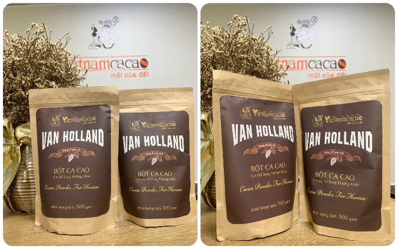 Cacao Van Holland đang được bán ở nhiều siêu thị trên toàn quốc