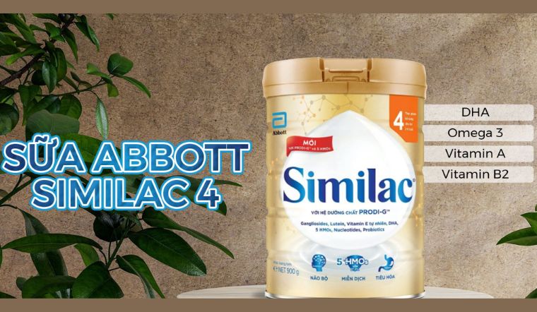 Cho bé khỏe, thông minh hơn với sữa bột Similac 4 5G công thức mới 