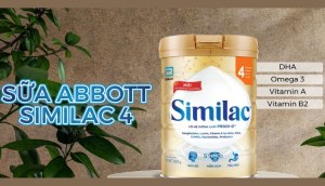 Cho bé khỏe, thông minh hơn với sữa bột Similac 4 5G công thức mới